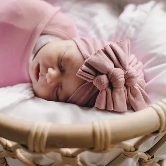 Bowy Made Baby Turban - Piggy