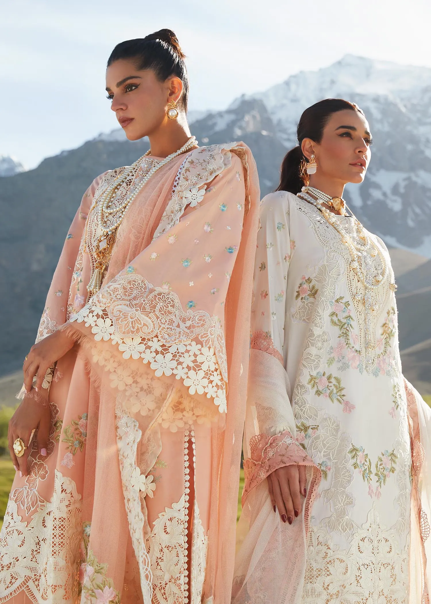 CRIMSON X SAIRA SHAKIRA LUXURY LAWN 2023 | Summer in the meadows D1-B